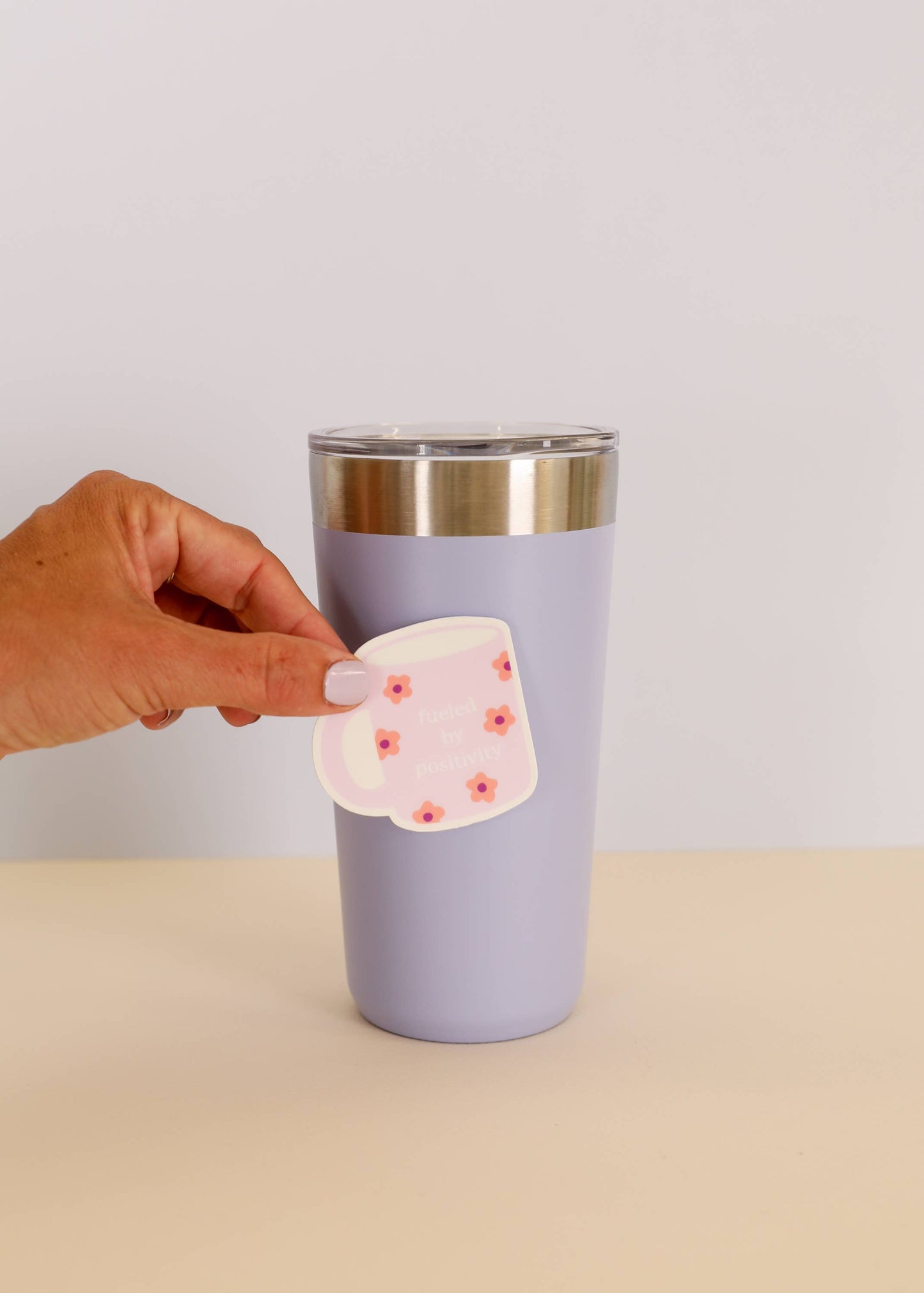 Load image into Gallery viewer, Positivity Coffee Mug Sticker

