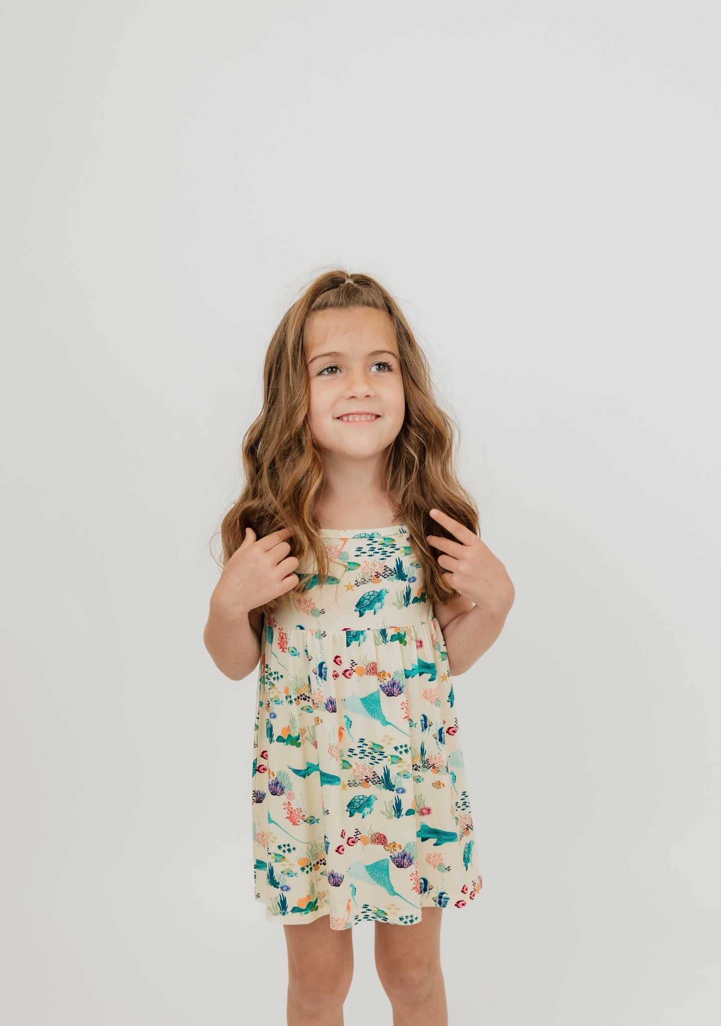 Emerson & Friends Coral Reef Bamboo Sundress