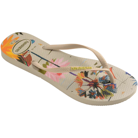 Load image into Gallery viewer, Havaianas Slim Summer Bliss Sandal Beige
