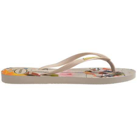 Load image into Gallery viewer, Havaianas Slim Summer Bliss Sandal Beige
