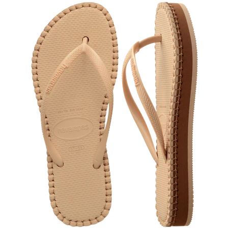 Havaianas Slim Flatform Loop Sandal Golden