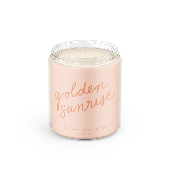 Golden Sunrise Soy Candle