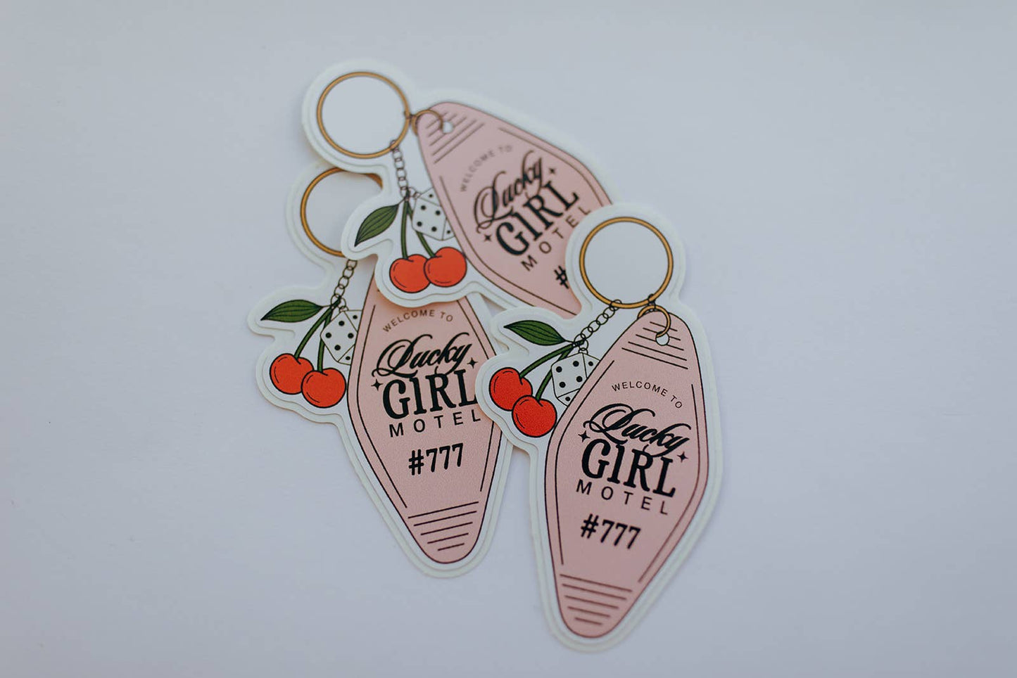 Lucky Girl Motel Sticker