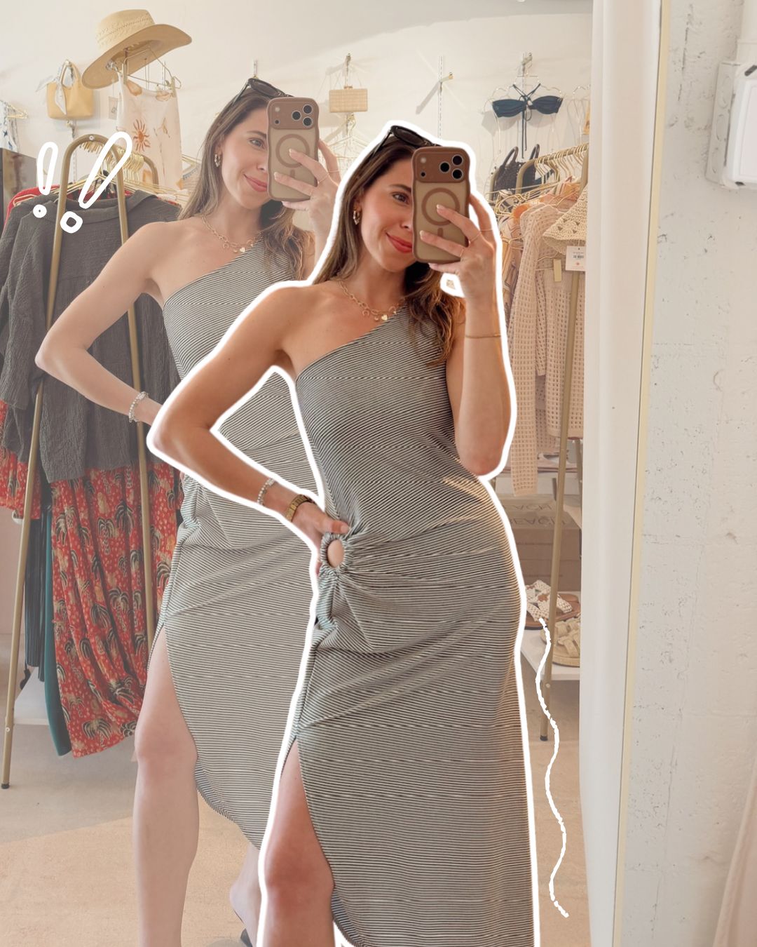 Belinda One Shouldered Dress