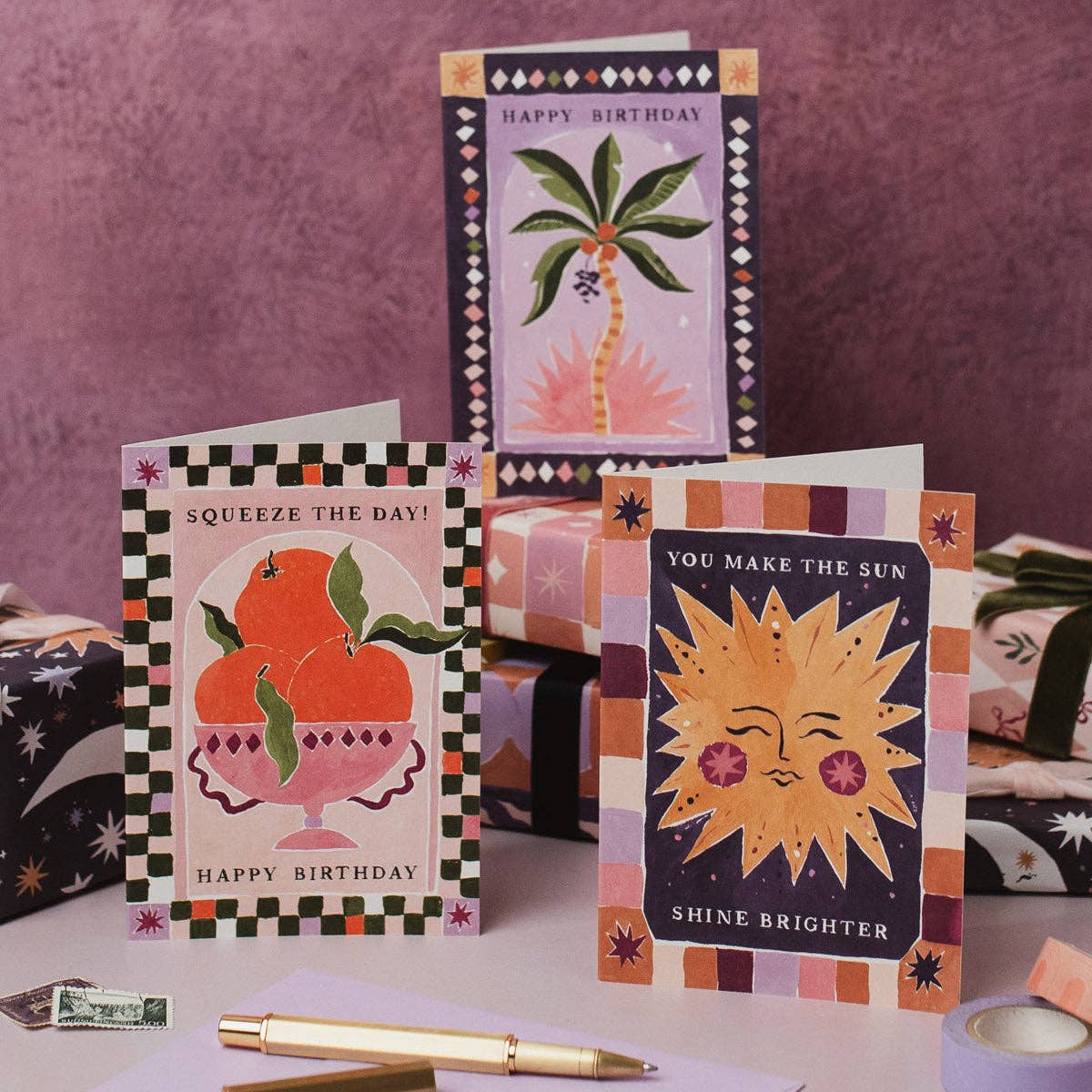Tropical Summer Birthday Card