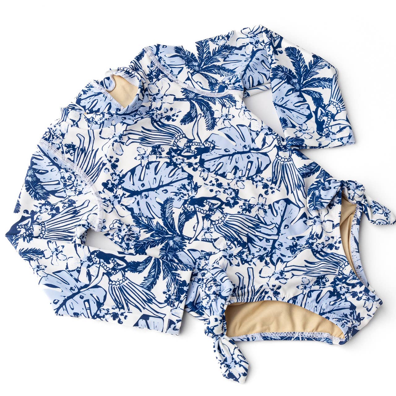 Shade Critters Tiki Tides Long Sleeve One Piece Swimsuit