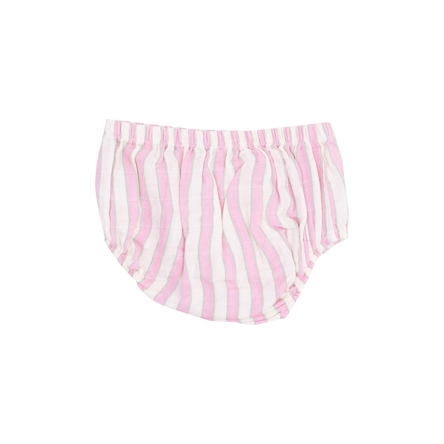 Angel Dear Candy Stripe Smocked Ruffle Sundress and Diaper Cover