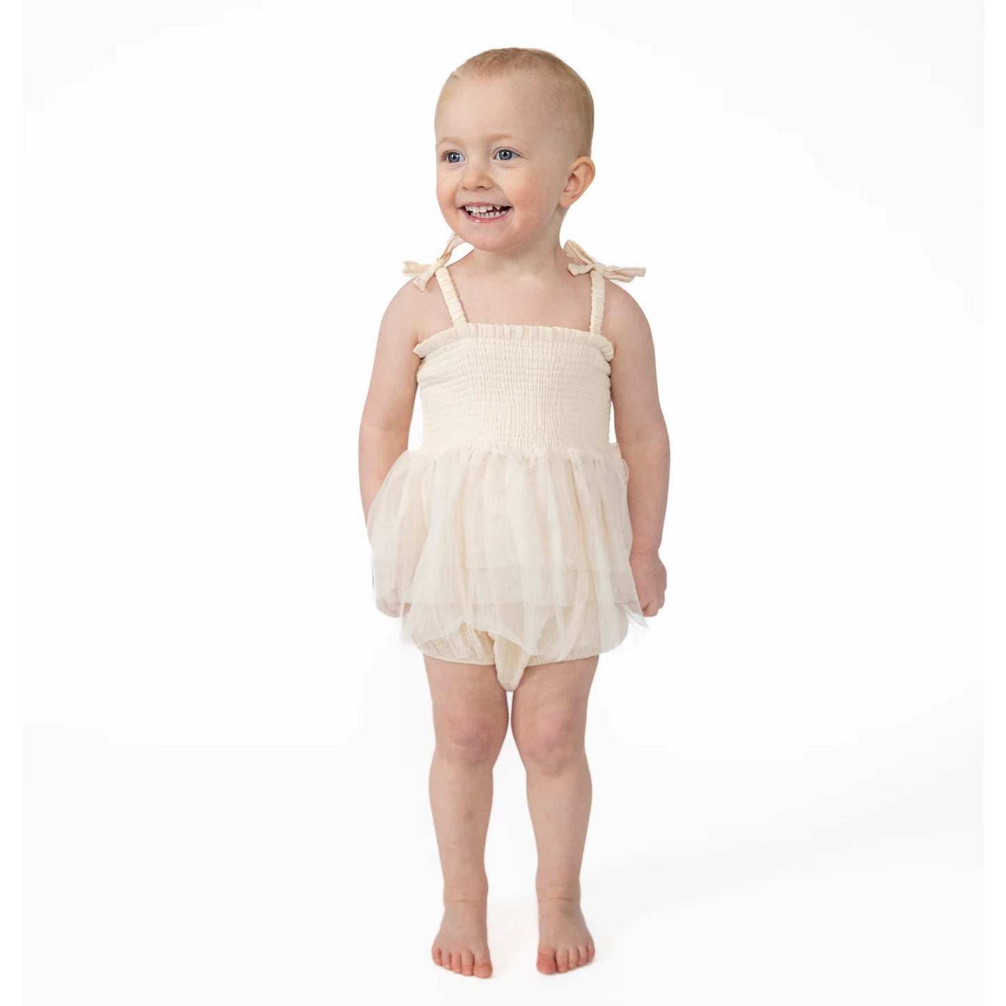 Angel Dear Solid Muslin White Swan Tutu Bubble