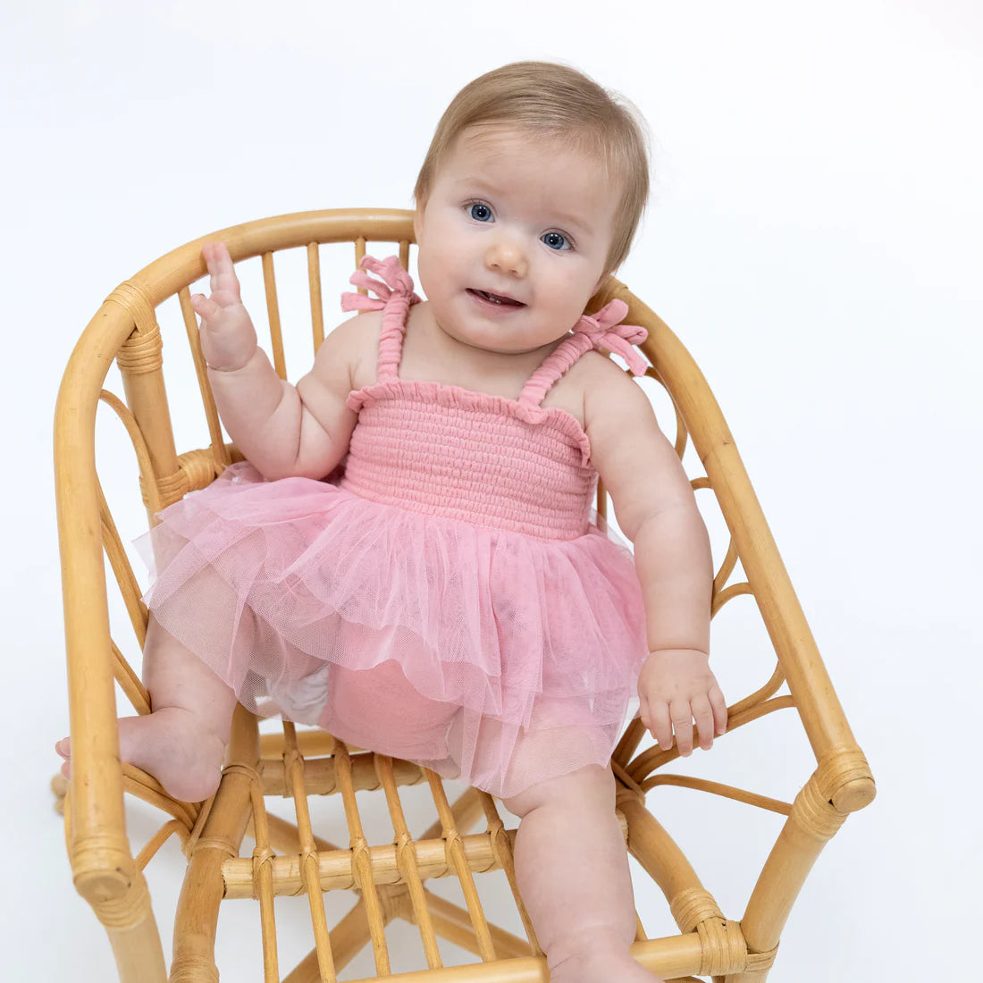 Angel Dear Solid Muslin Tutu Bubble Poignant Pink