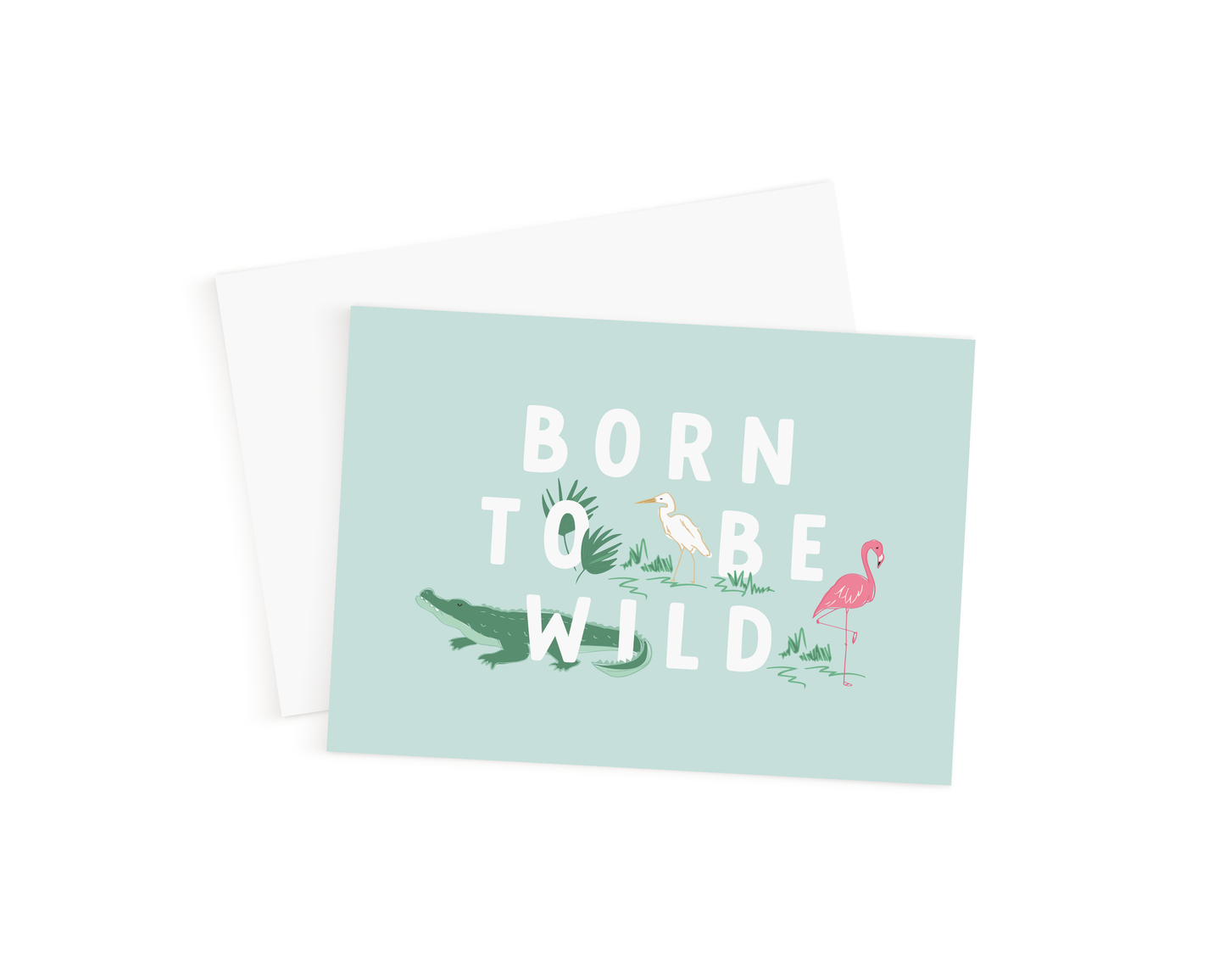 Born to be Wild New Baby Card