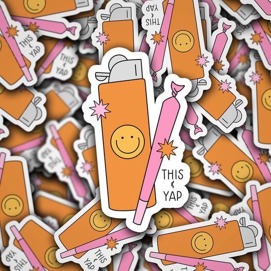 This & Yap Sticker