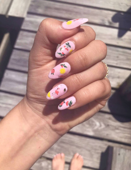 Deco Beauty Nail Art Stickers - Pink Pony