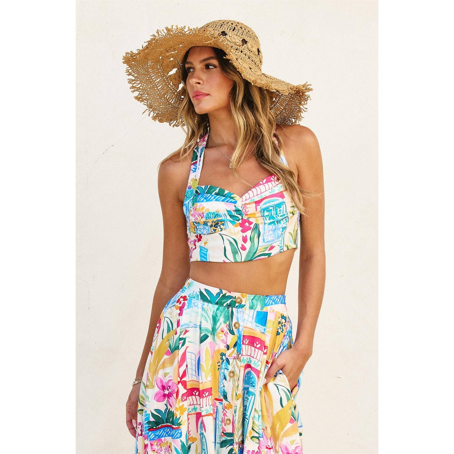 Sweet Dreams Crop Top & Skirt Set