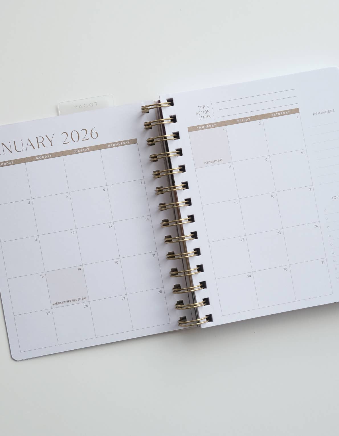 2026 Pocket Size Planner- Painted Stripes