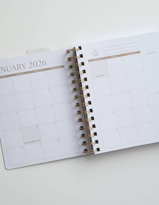 2026 Pocket Size Planner- Painted Stripes