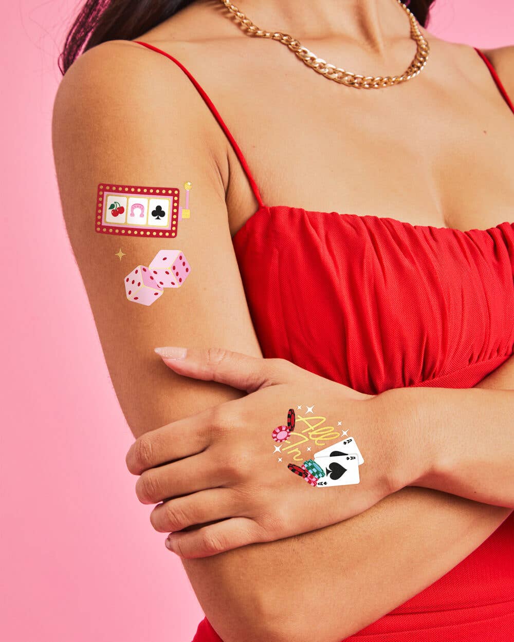 Casino Temporary Tattoos