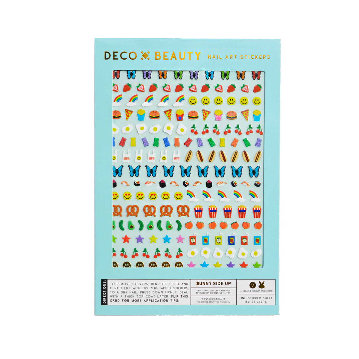 Deco Beauty Nail Art Stickers - Sunny Side Up