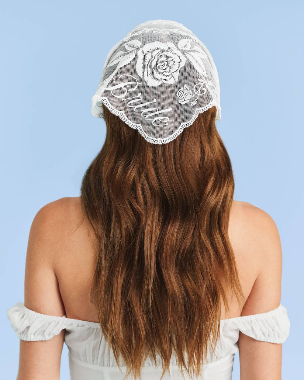 Bride Lace Headscarf