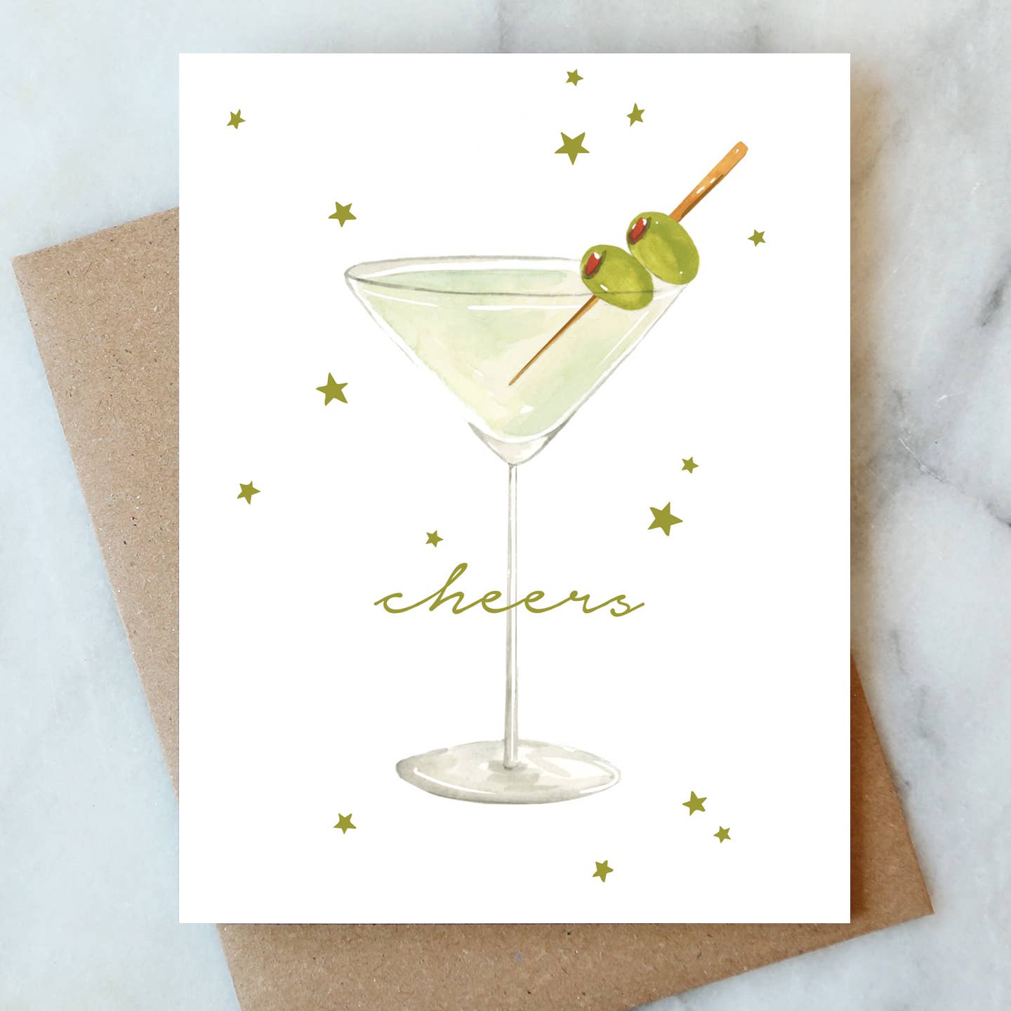 Martini Cheers Card