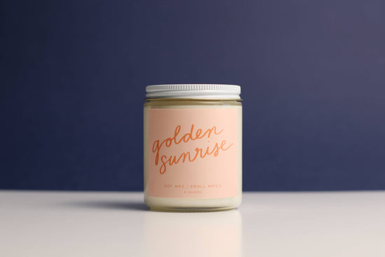 Golden Sunrise Soy Candle