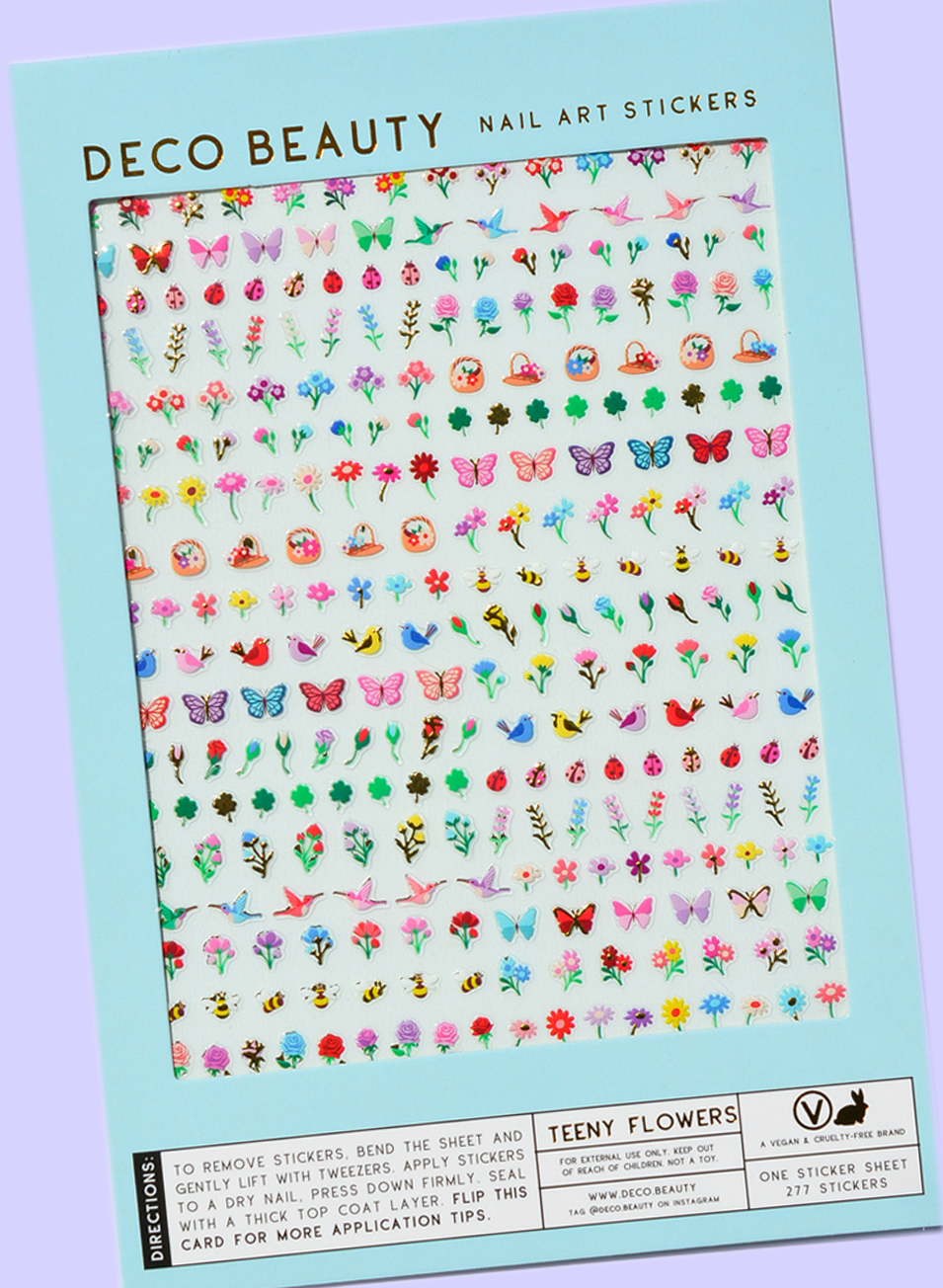 Deco Beauty Nail Art Stickers - Teeny Flowers
