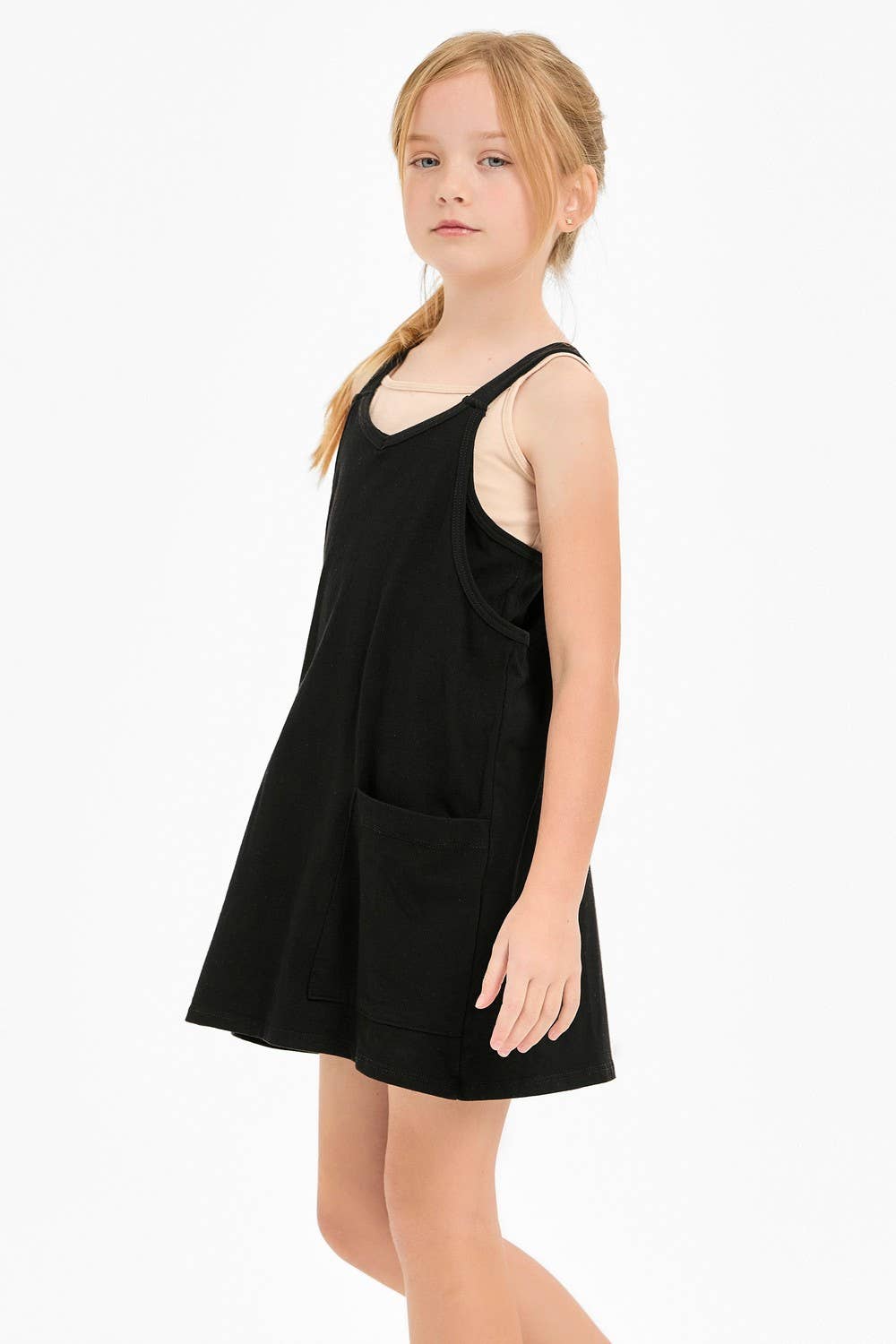 Kids Romper Dress Aqua