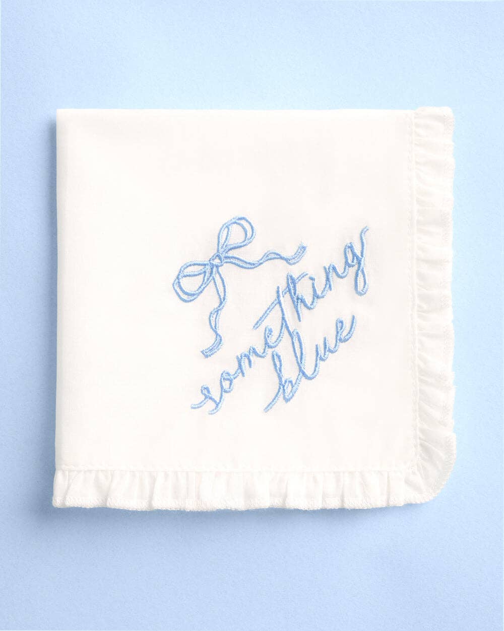 Bride Something Blue Hanky