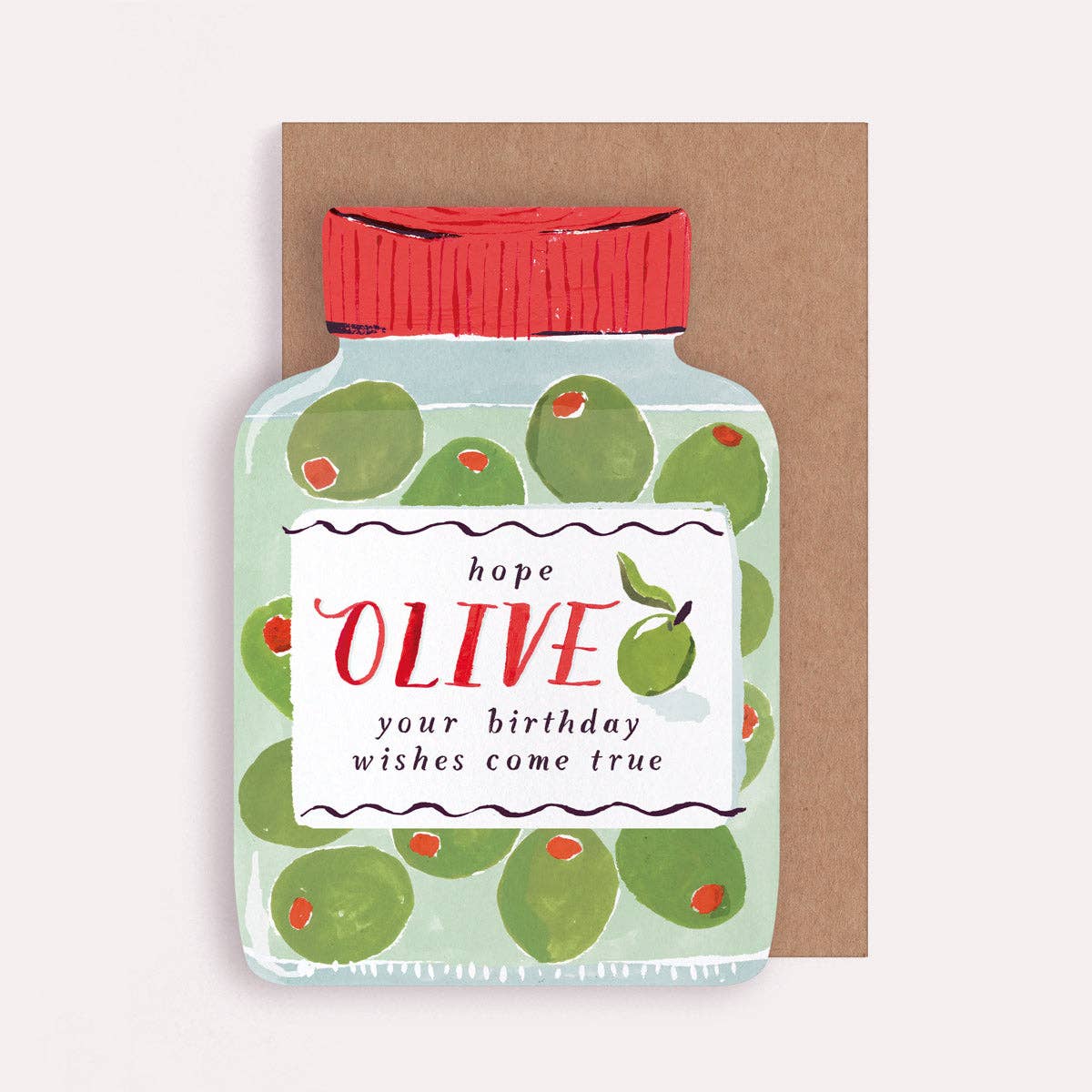 Olives Birthday Card