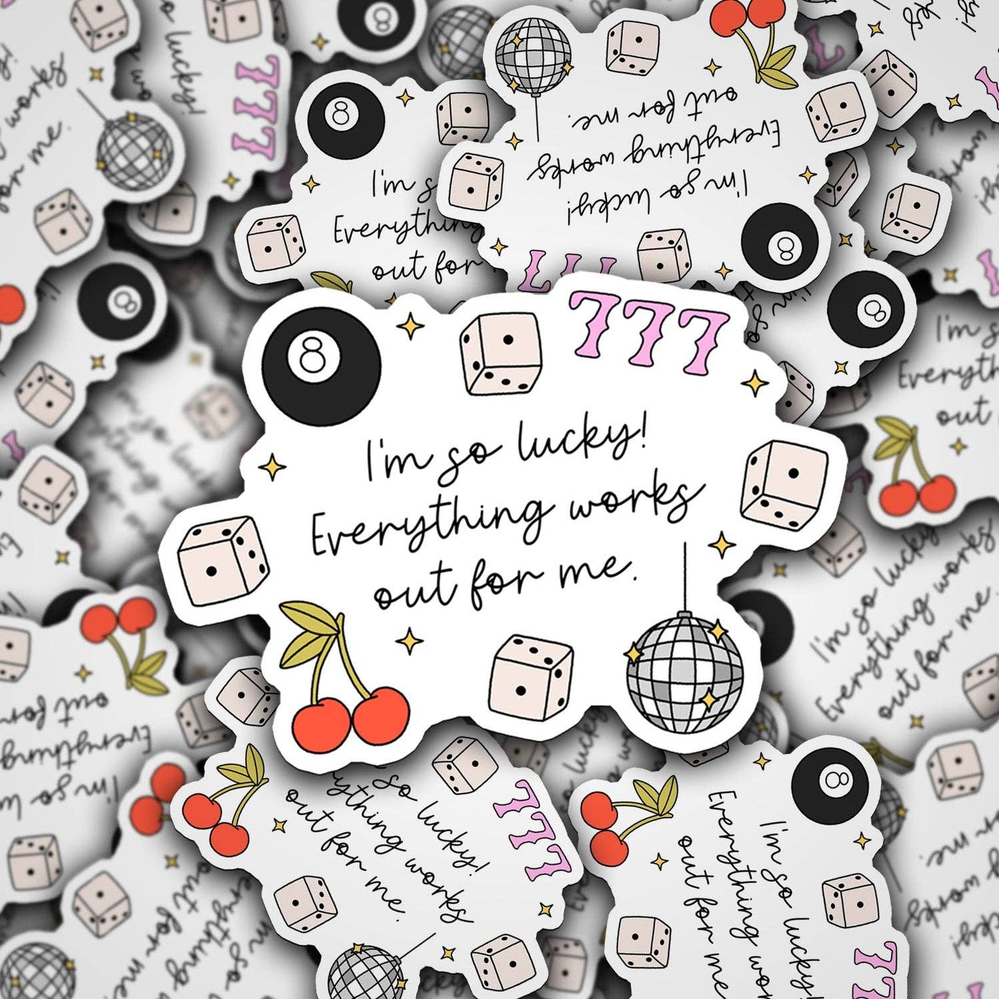 I'm So Lucky! Sticker