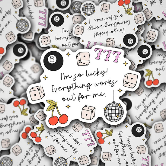 I'm So Lucky! Sticker
