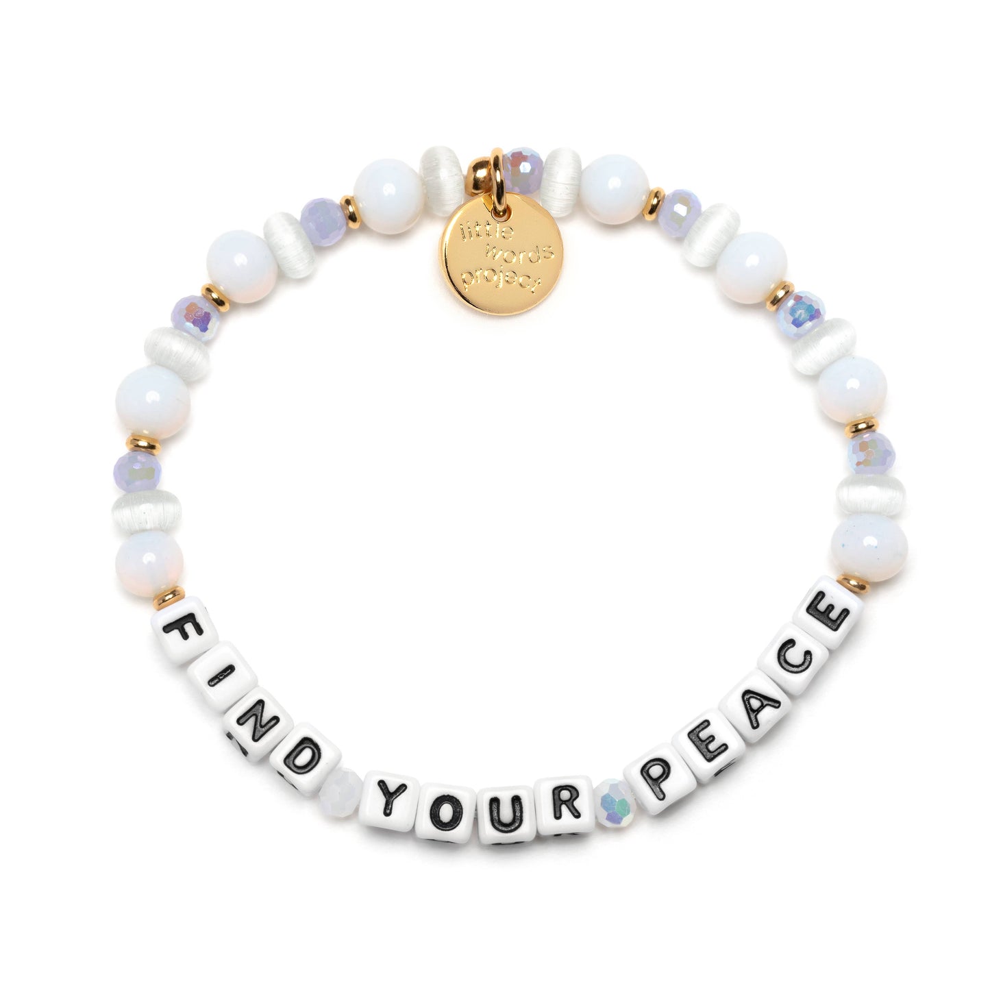 Little Words Project Find Your Peace Bracelet -North Star