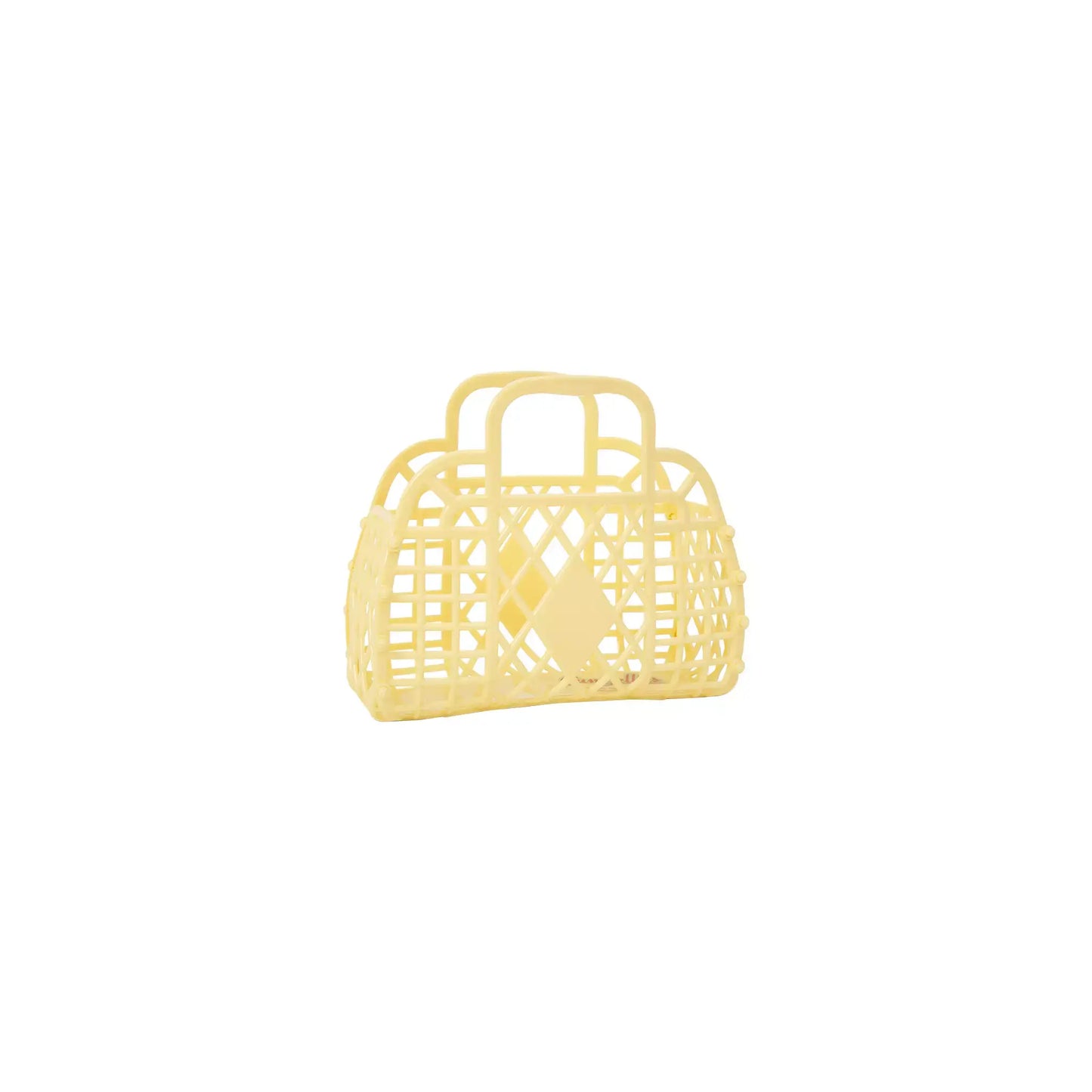 Mini Retro Basket Jelly Bag - Green