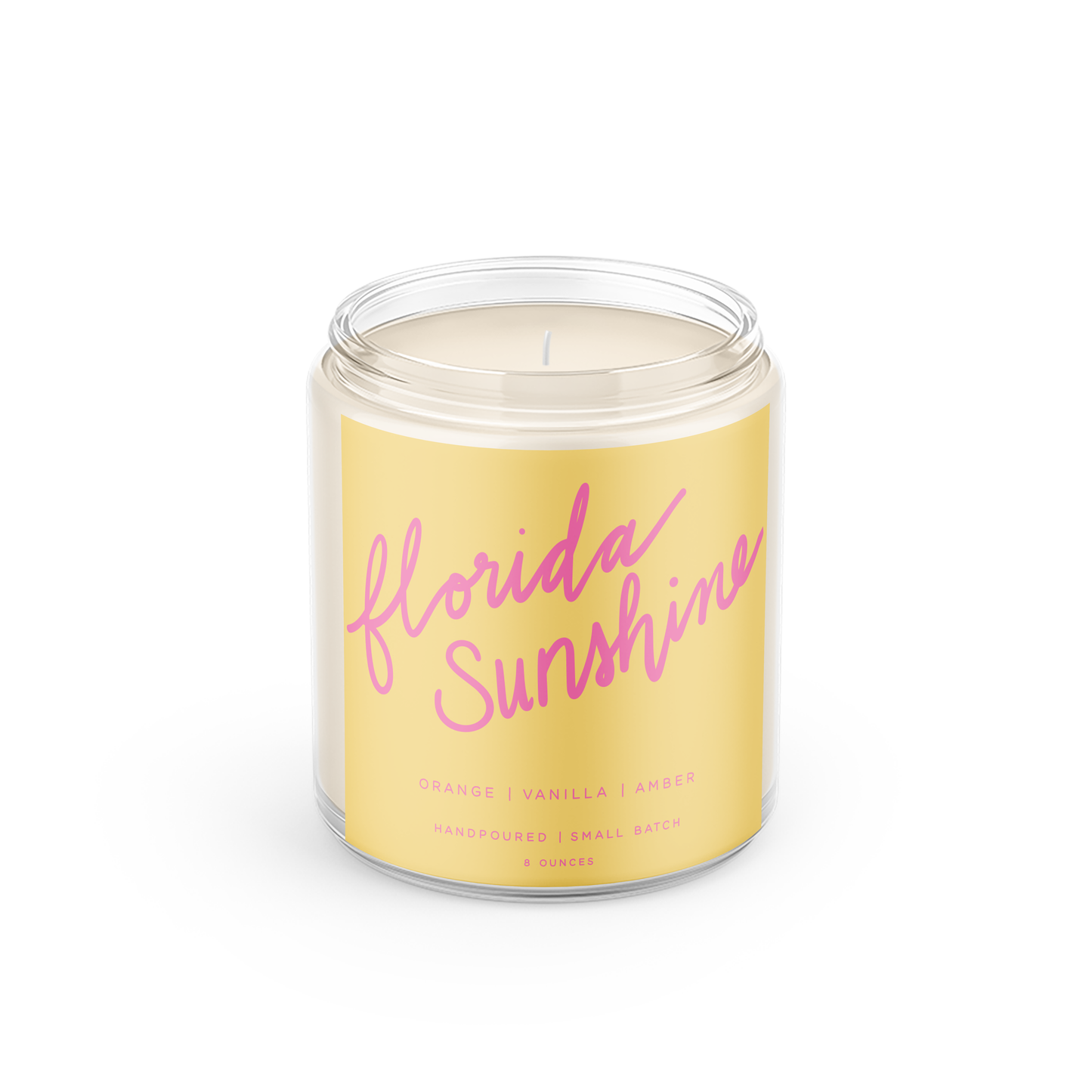 Florida Sunshine Soy Wax Hand-Poured Candle