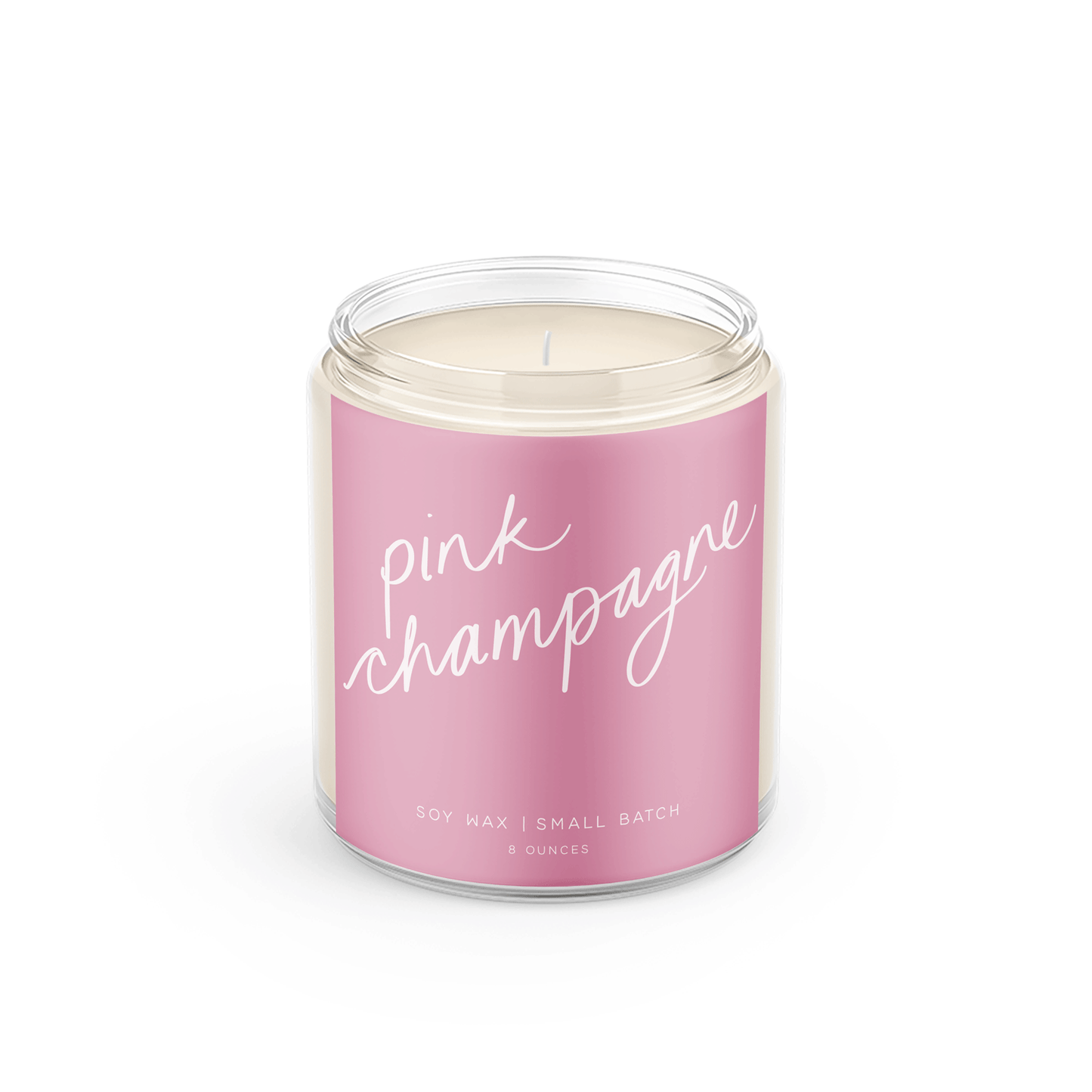 Pink Champagne Soy Candle