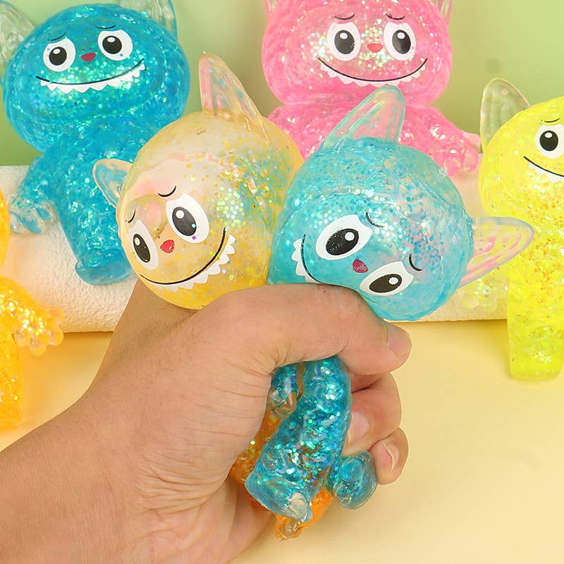 Glitter Ktten Squishy Toy