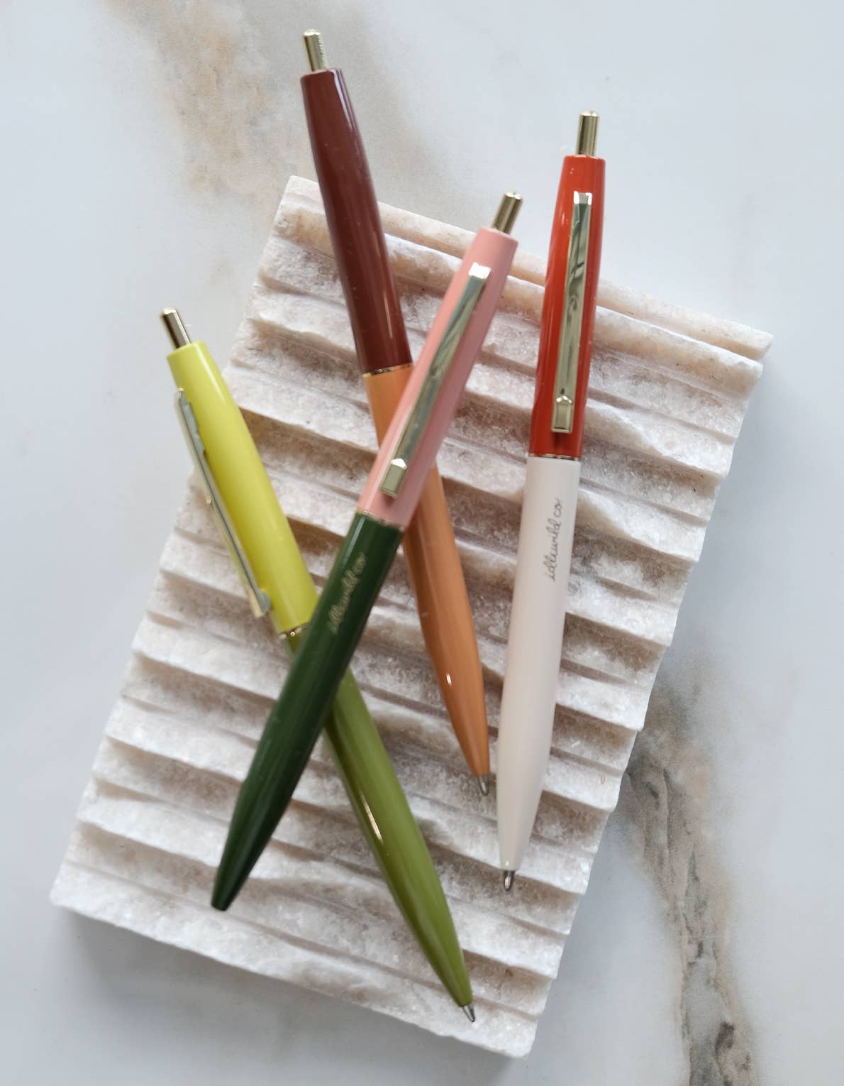 Retro Pen Set of Four Desert Tones