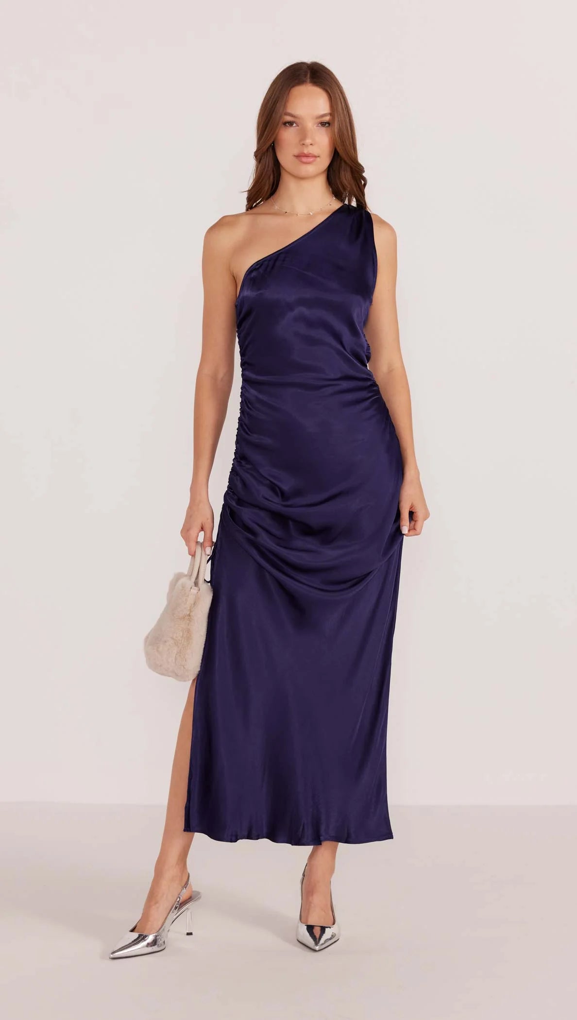 minkpink one shoulder dress MINKPINK Alina One Shoulder Midi Dress