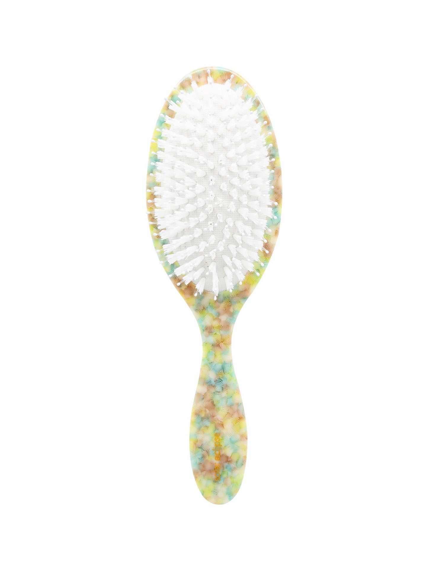 Solar Eclipse Hand-Painted Orange Vintage Poppy Brush