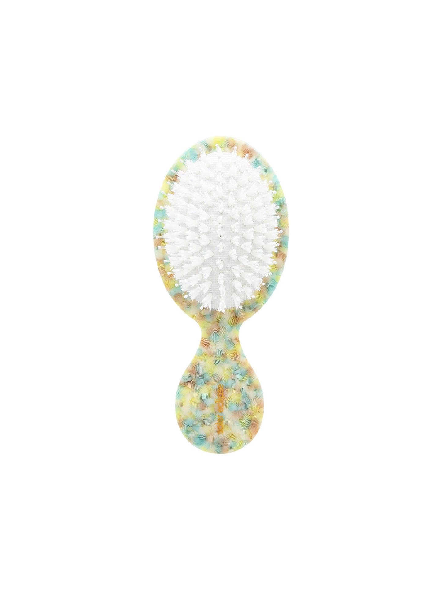 Solar Eclipse Hand-Painted Orange Vintage Poppy Brush