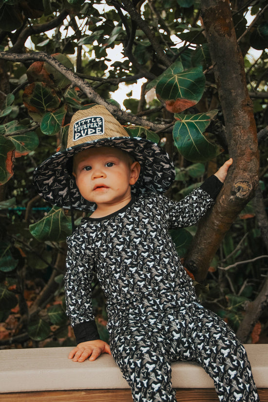 The Little Surfer Dude Shark Tooth Straw Hat