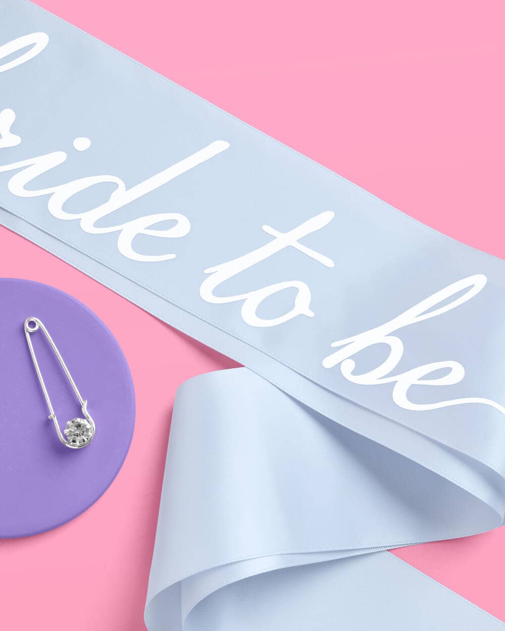Bride To Be Something Blue Sash