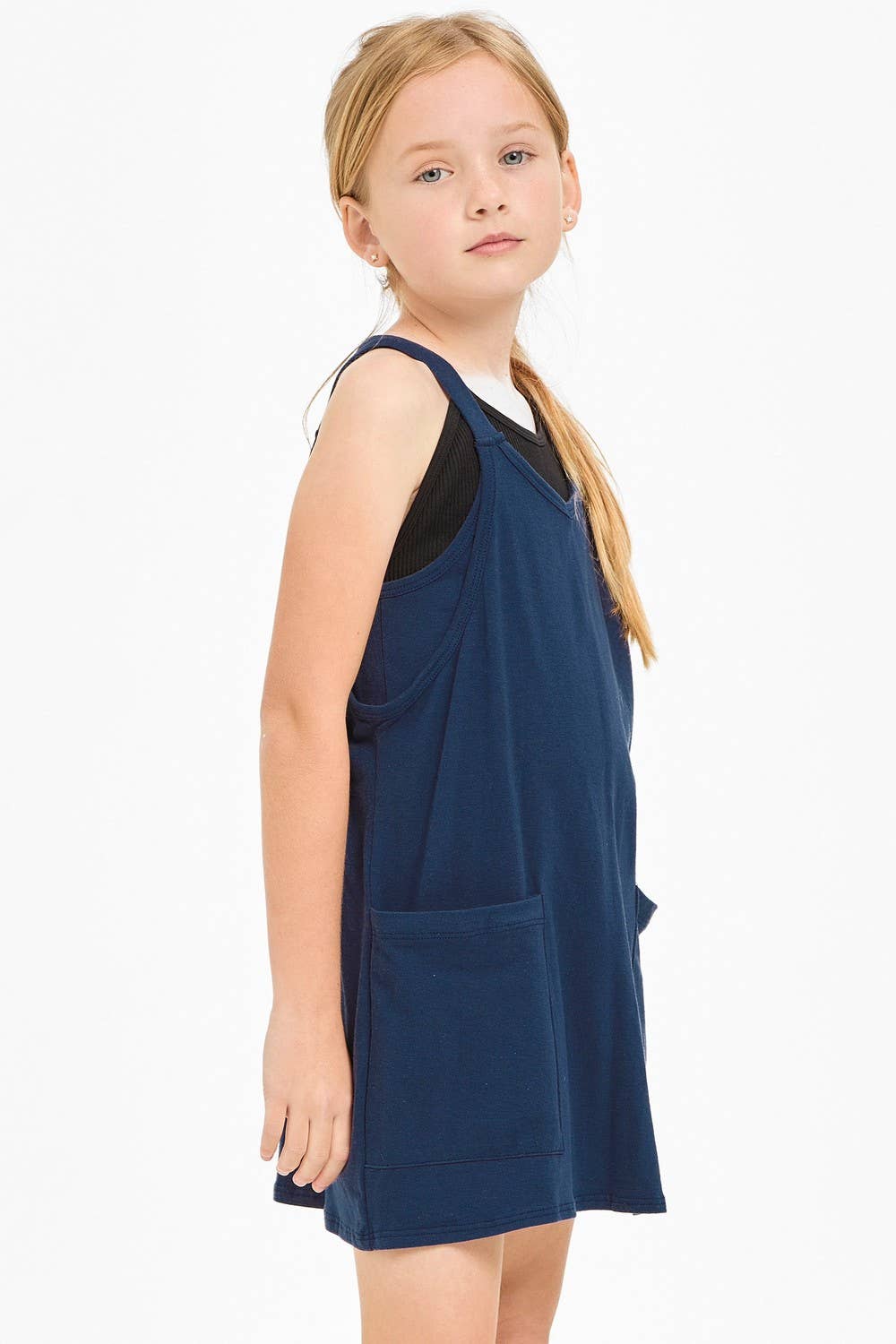 Kids Romper Dress Aqua