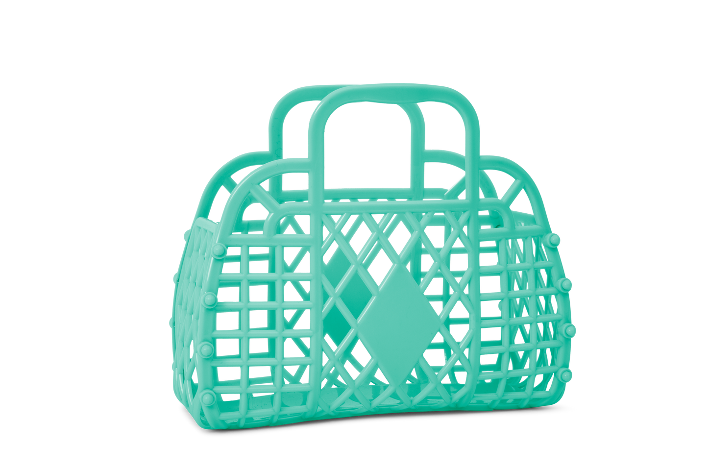Sun Jellies Retro Basket Jelly Bag - Mini: Primrose Yellow