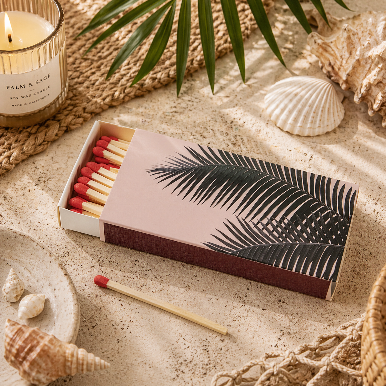 Funny Matchbox | Palm Leaf Box Matches