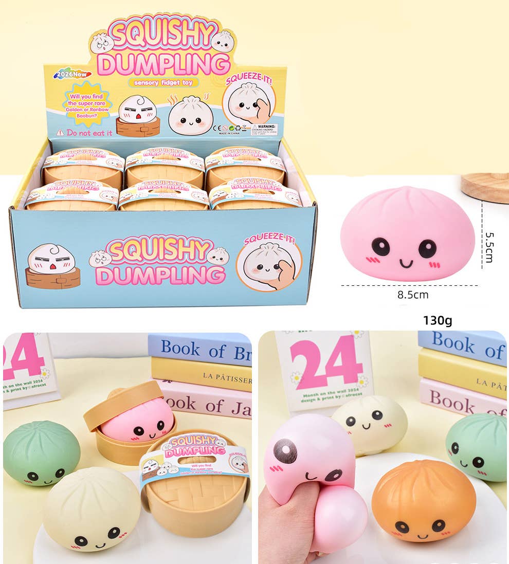 Mystery Squishy Dumpling Fidget Toy