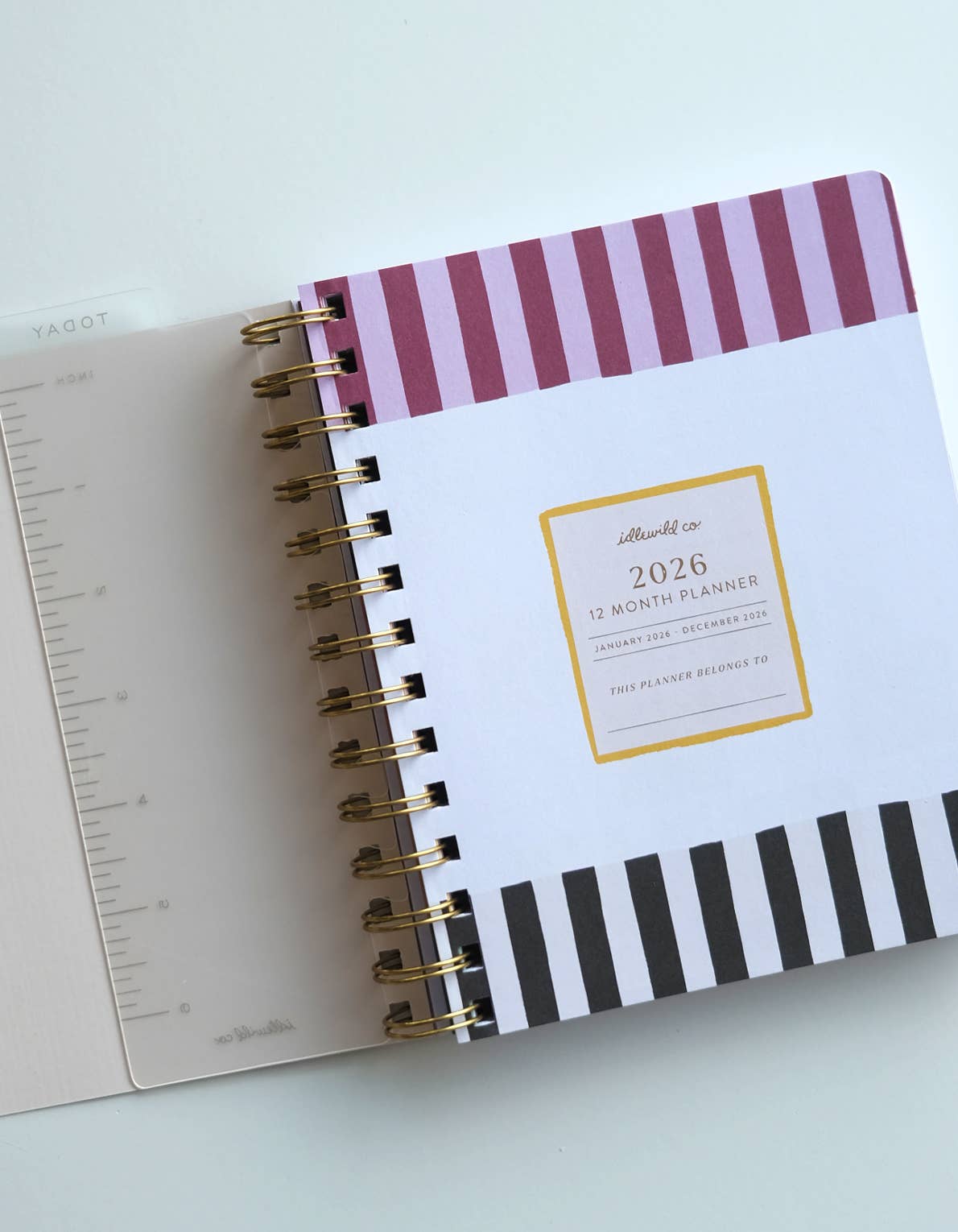 2026 Pocket Size Planner- Painted Stripes