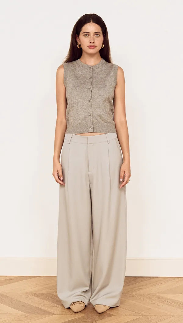 MINKPINK Etta Grey Knit Vest