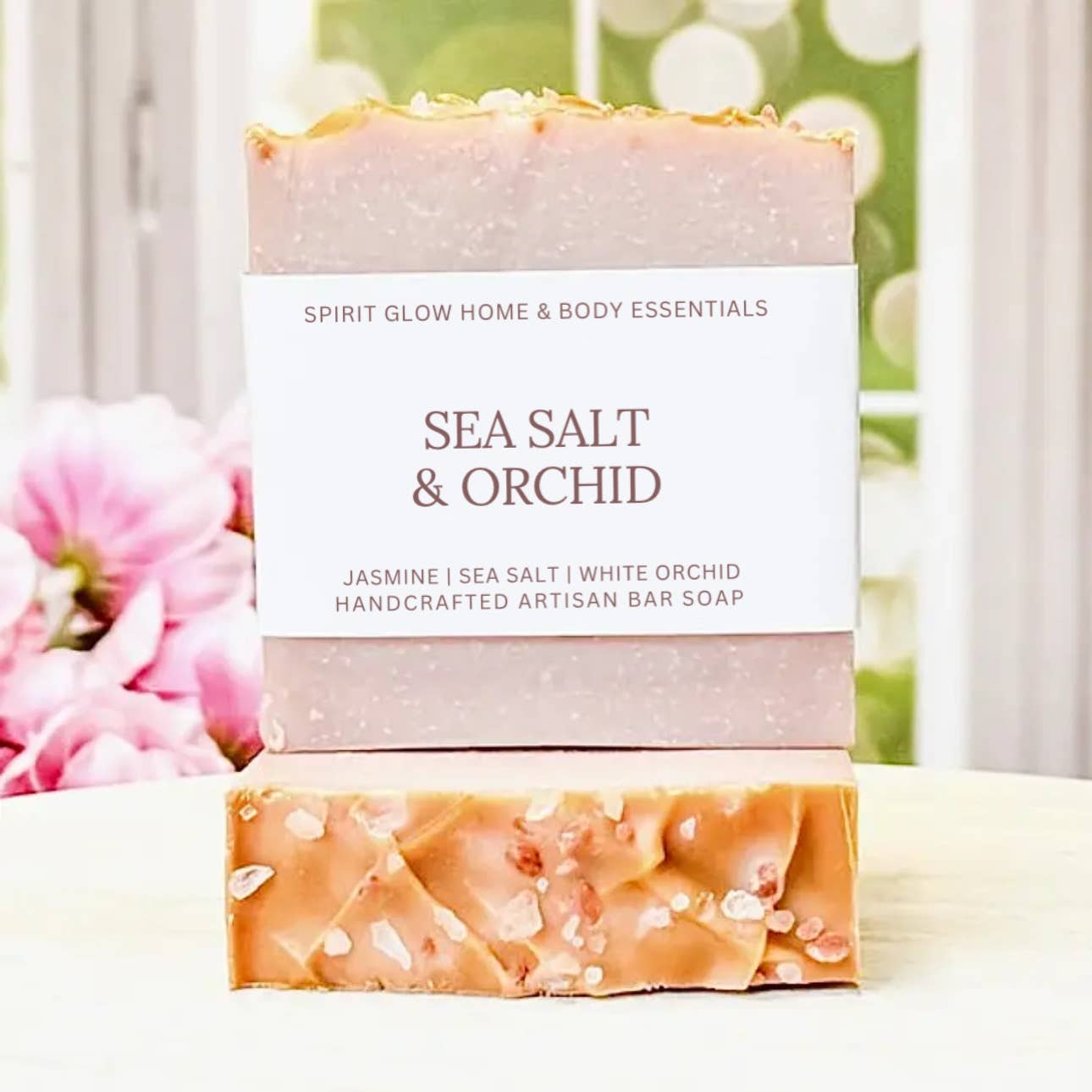 Sea Salt & Orchid- Handcrafted Artisan Soap Bar