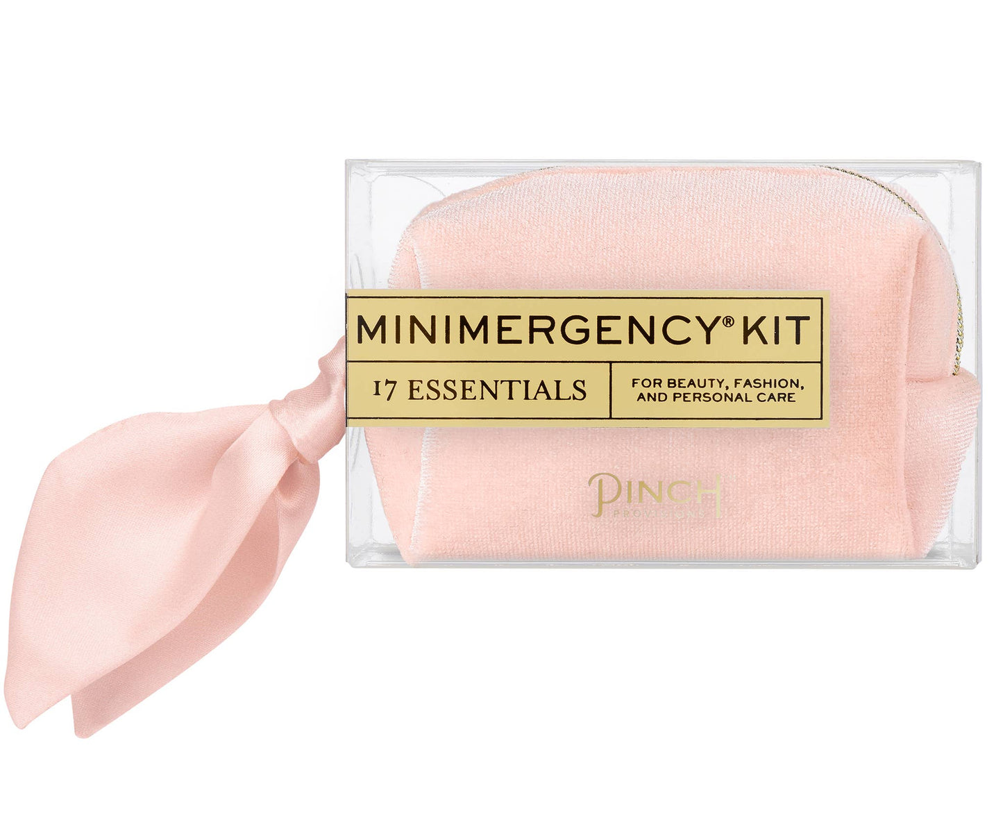 Pinch Provisions Velvet Scarf Minimergency Kits: Blush