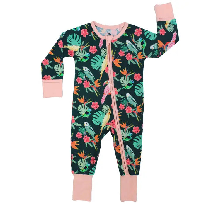 Emerson & Friends Isla Botanica Tropical Birds Bamboo Pajamas